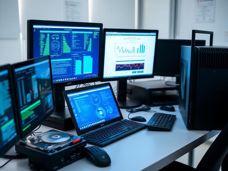 Computer forensics investigation with forensic analysis software