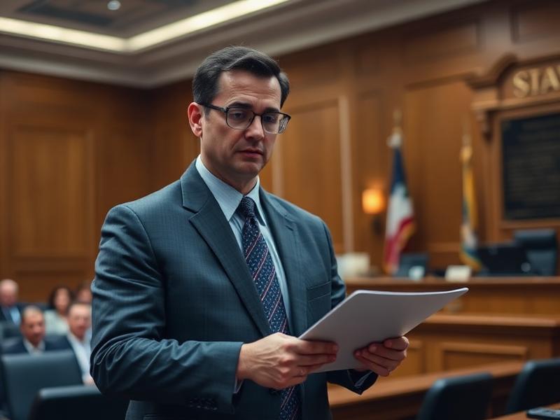 Expert witness providing testimony in courtroom
